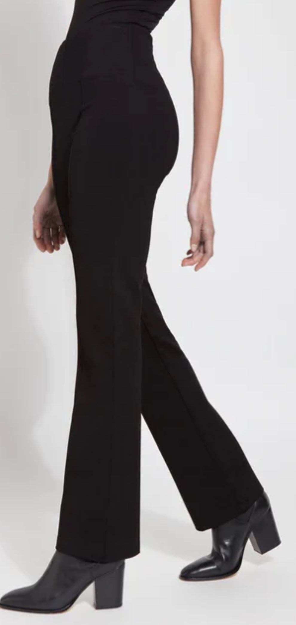 Elysse Ponte Flare Pant-Black