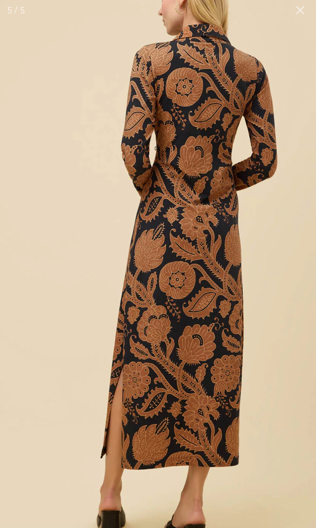 Celia Midi Dress Guerard Estate Vine