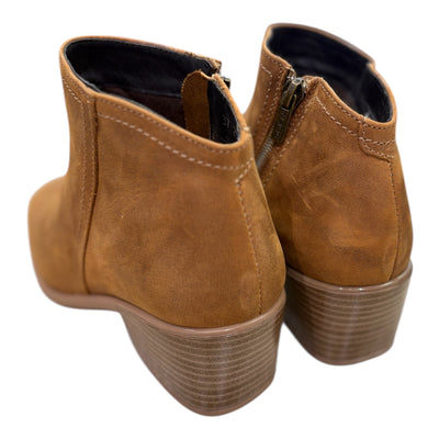 Heir Tawny Leather Bootie