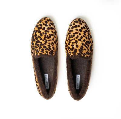 Audrey Pony Loafer-Leopard