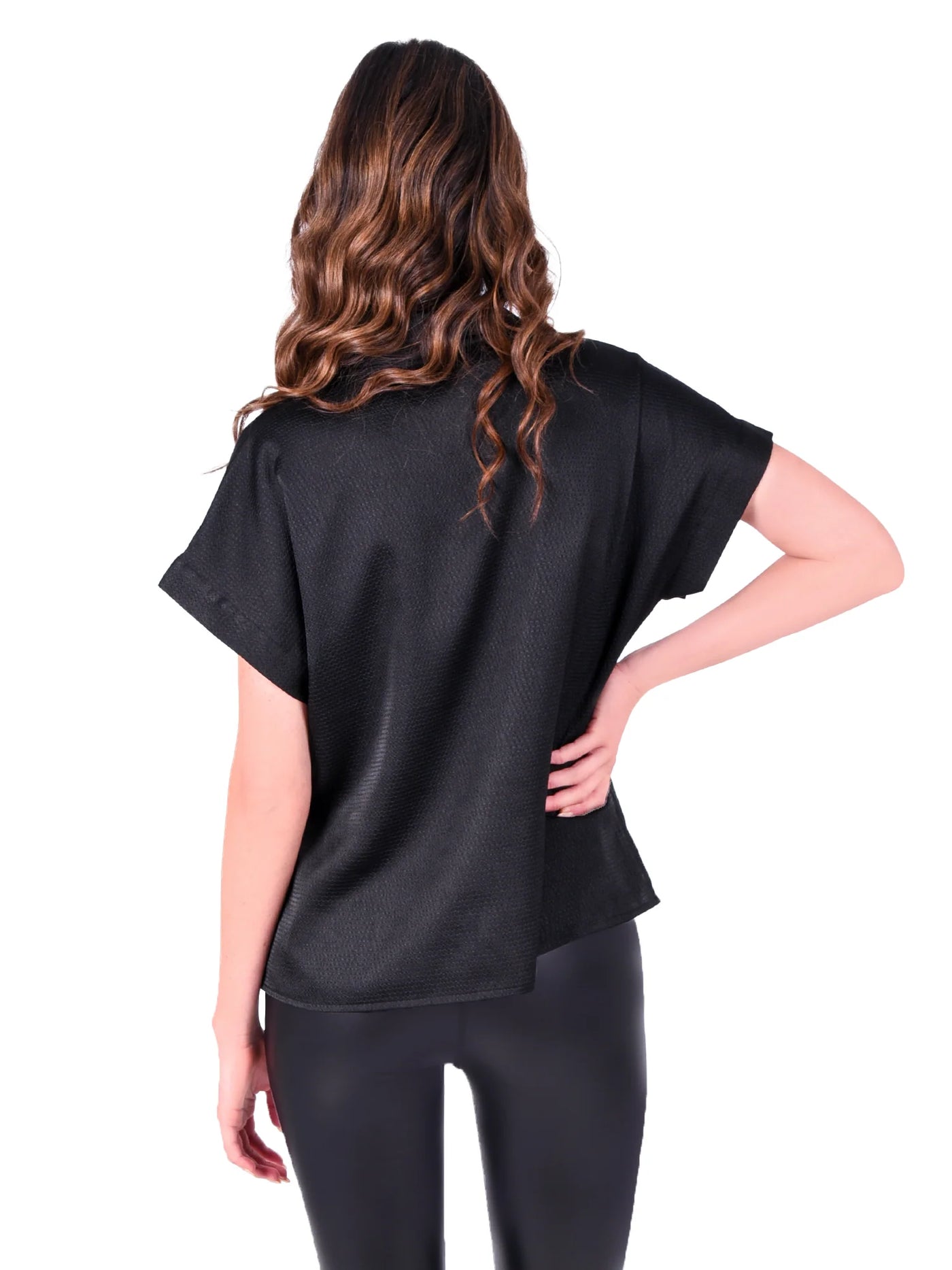 Poppy Pullover Tuxedo Black