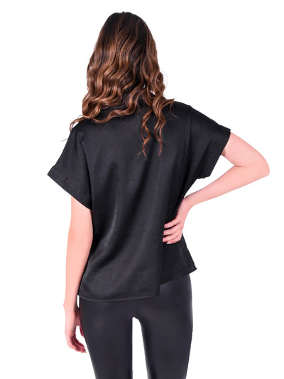 Poppy Pullover Tuxedo Black