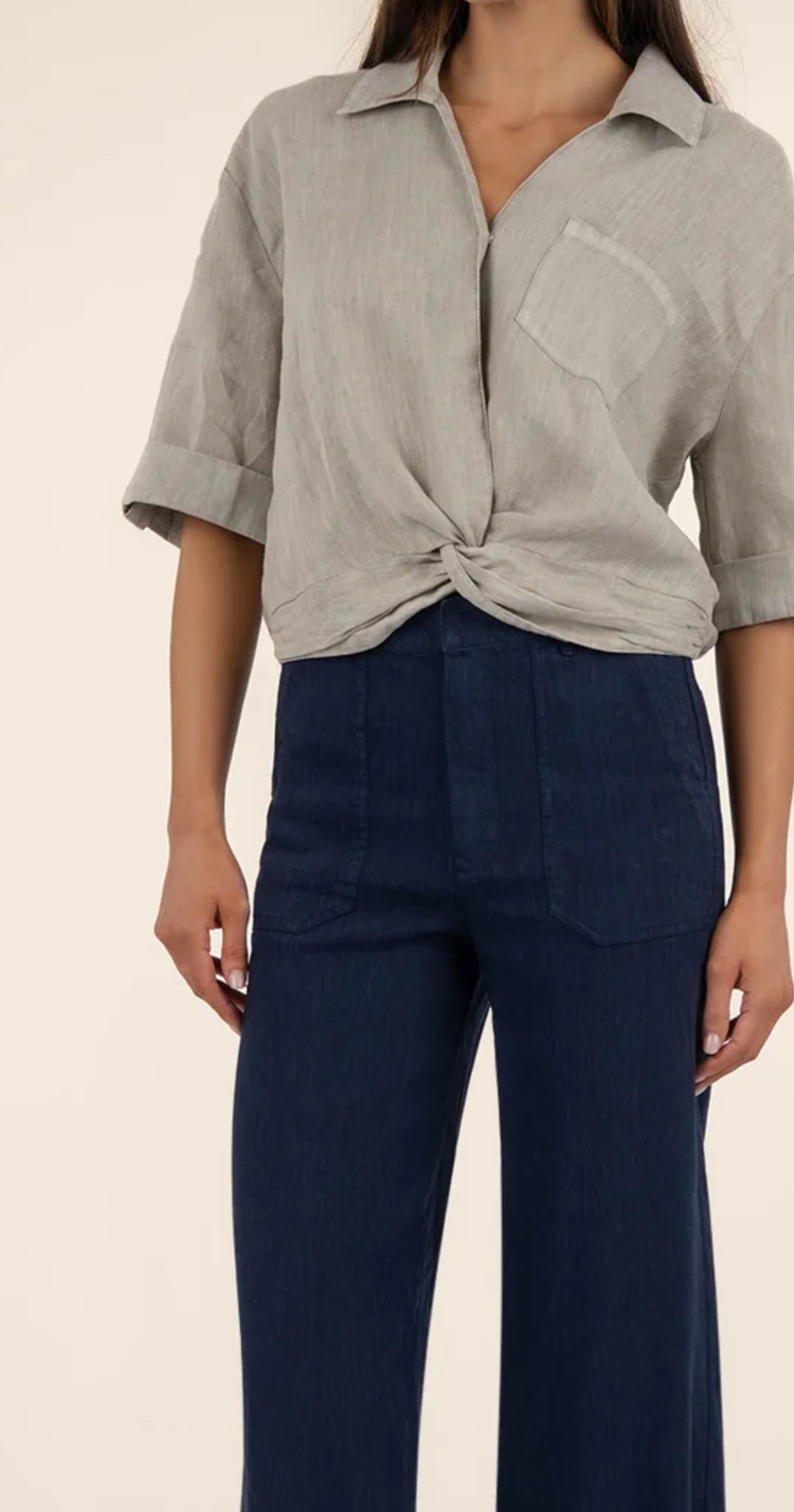 Rebel-Knot Front Shirt