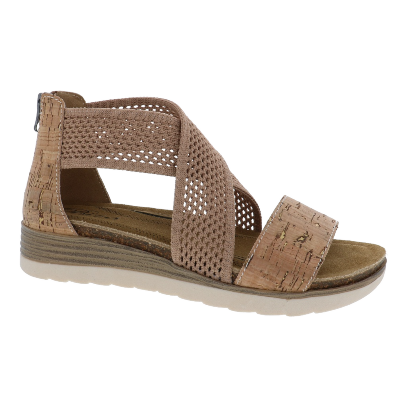 Bree Gold Cork Sandals