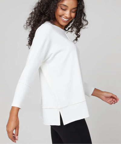 Dolman 3/4 Sleeve Top-Powder