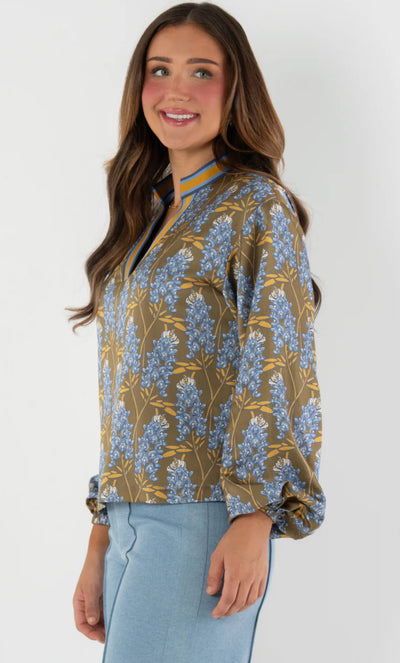 Lolli Top-Bluebonnet