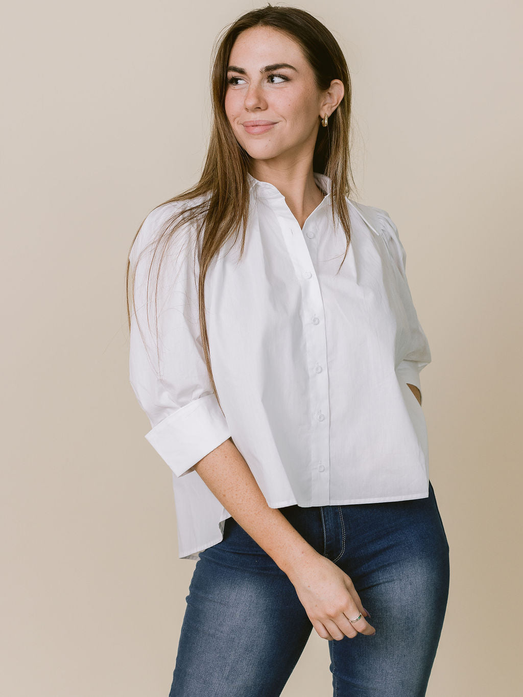 Reba Top in White