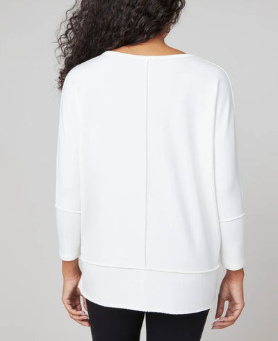 Dolman 3/4 Sleeve Top-Powder