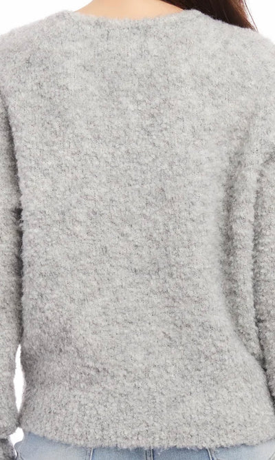 V Neck Sweater Grey