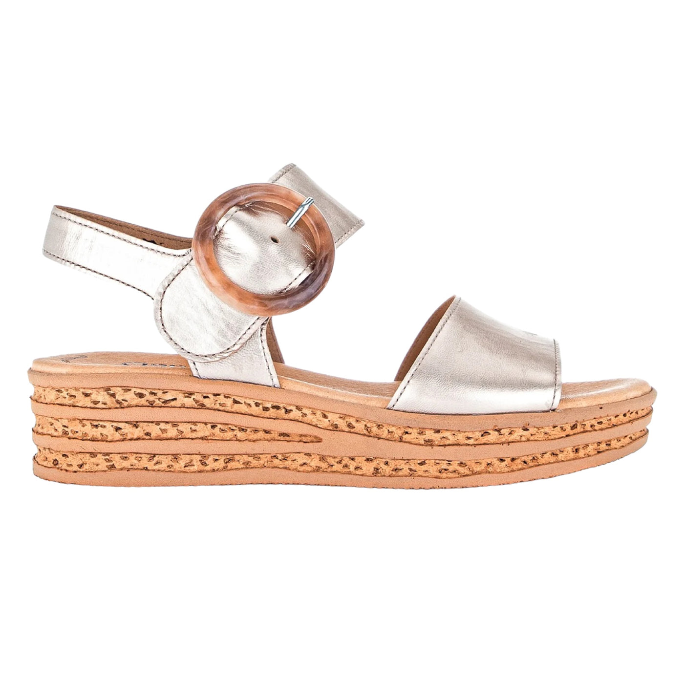 Gabor 24.550.62 Sandal-Cloudy Metal Puder