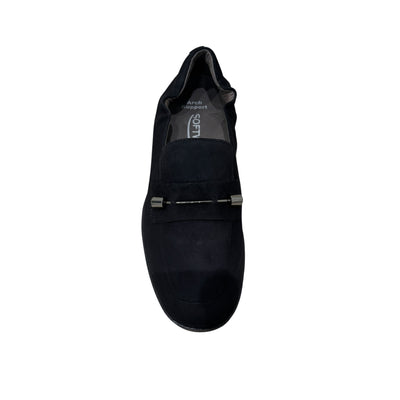Gwen 8.35.55 Suede Loafer-Black