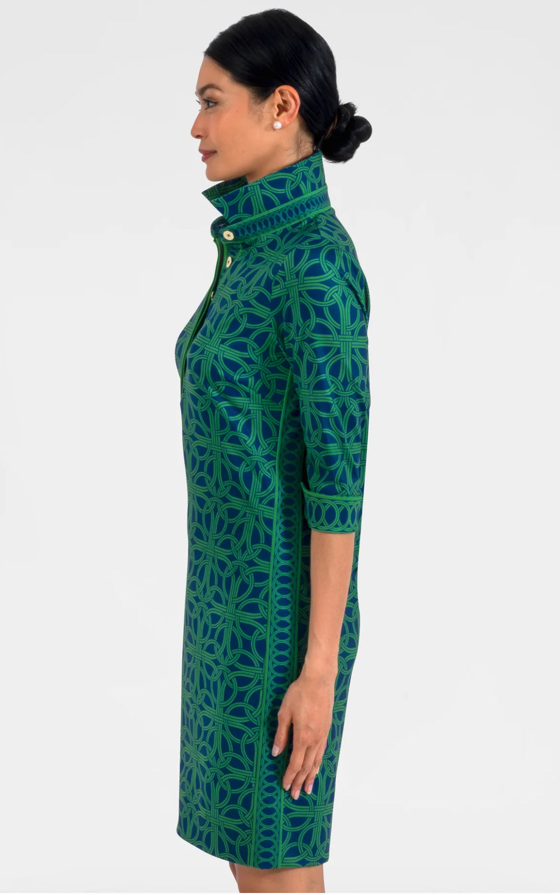 Everywhere Dress Ring Toss-Navy/Kelly