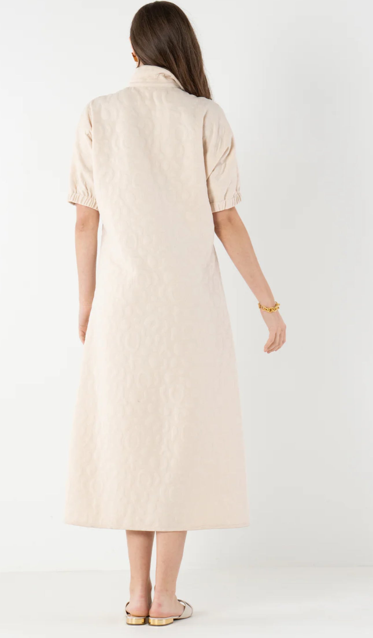 Poppy Cheetah Maxi Dress- Sandstone