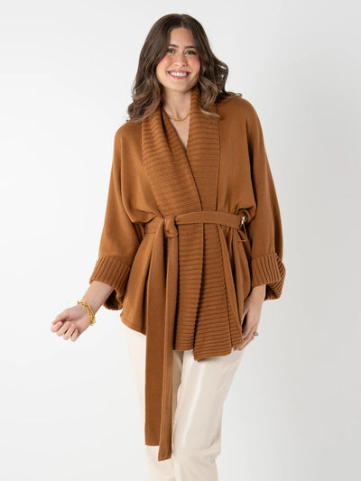 Willow Wrap Mocha Knit