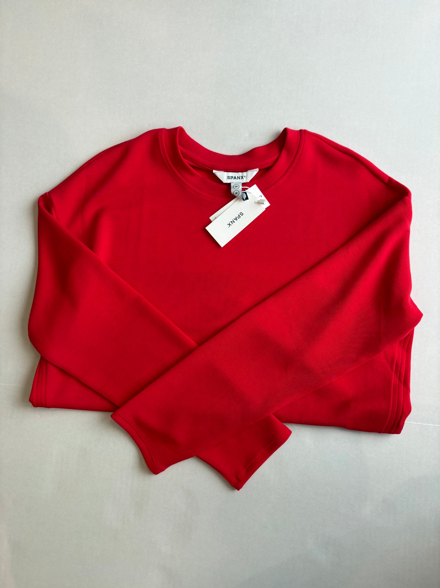AirEssentials Long Sleeve Side Slit Top Spanx Red
