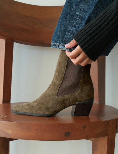 George Nubuck Suede- Mushroom