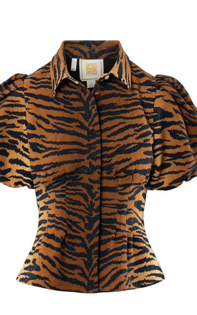 Britt Tiger Jacquard Top