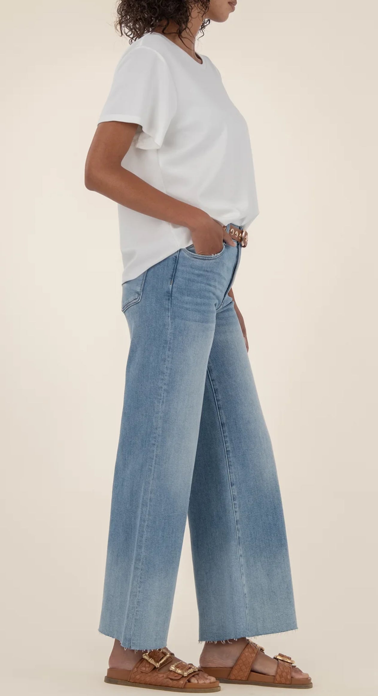 KUT HIGH RISE RYAN DENIM-GENEROSITY