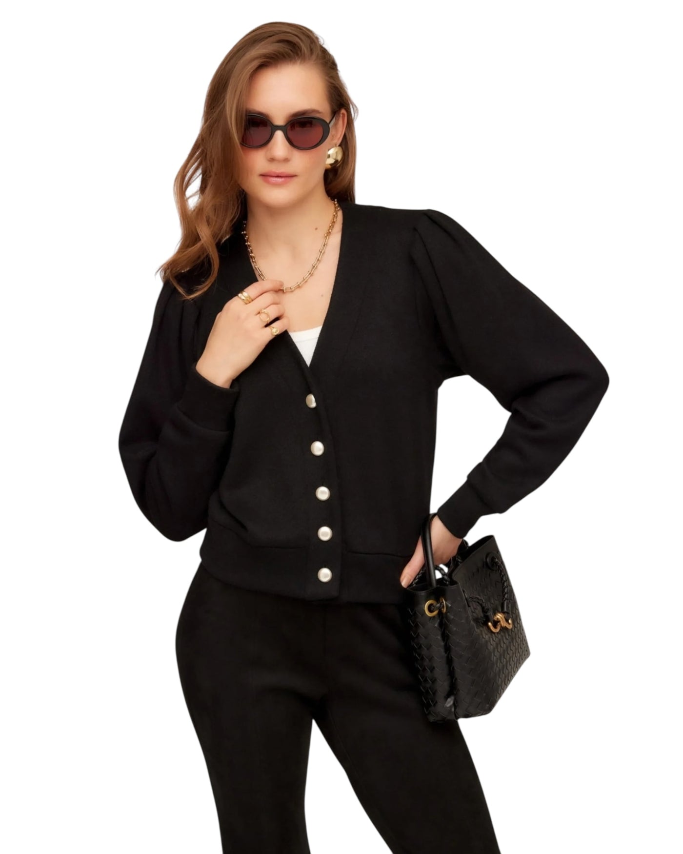 Madeline Cardigan Black