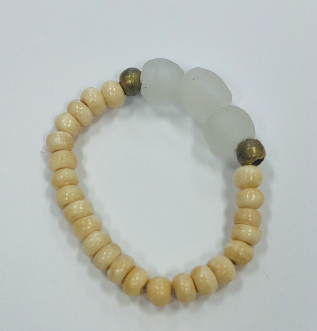 Neutral Beaded Bracelet