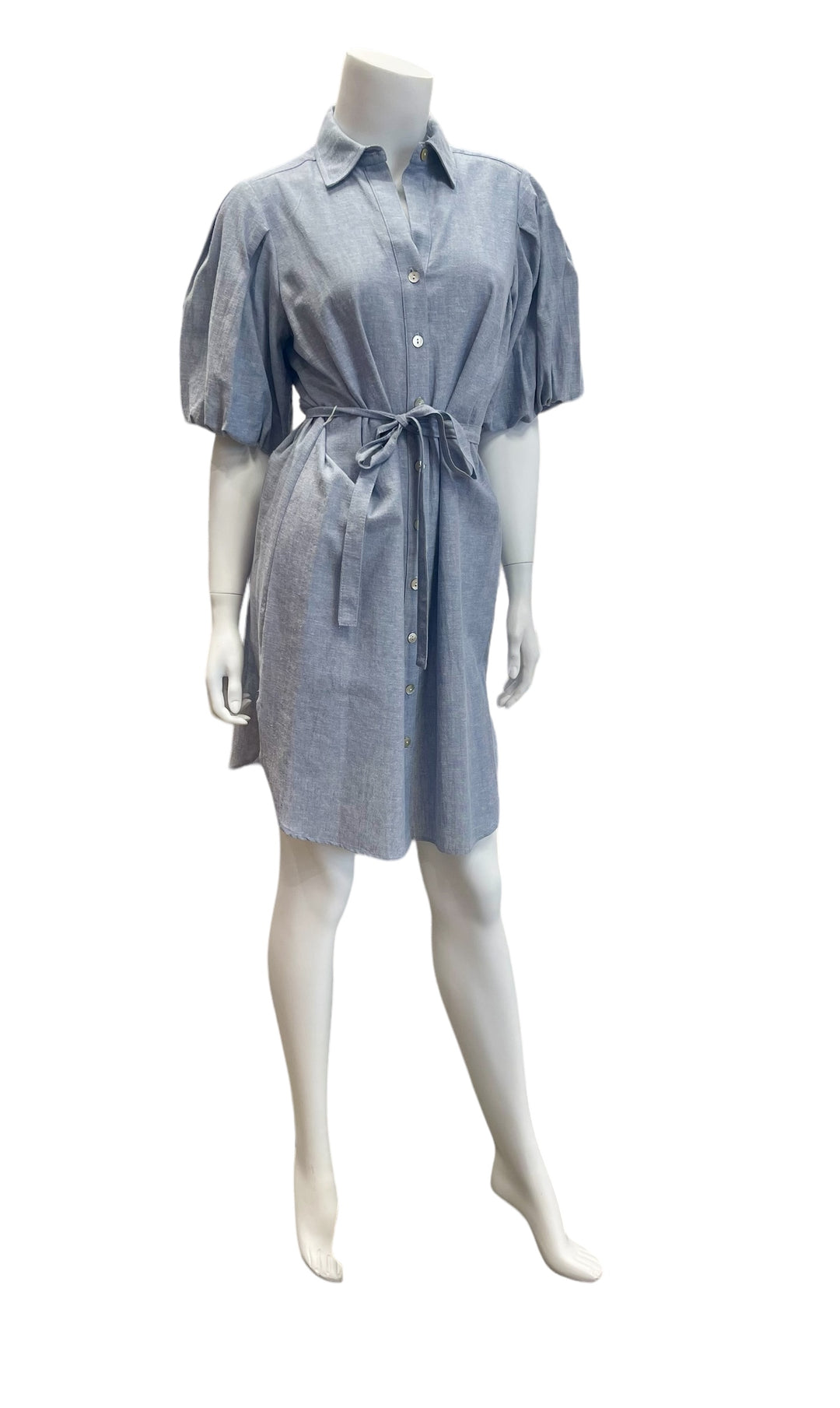Madeline Dress Hemp Denim Denim / L Madeline Dress Hemp Denim Denim / L