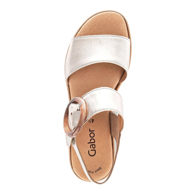 Gabor 24.550.62 Sandal-Cloudy Metal Puder