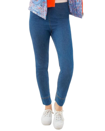 Gripe Less Pull On Denim-Light Denim