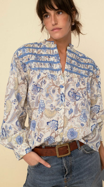 Andrea Blouse Blue