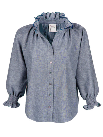 Fiona Shirt Sage Wash Hemp