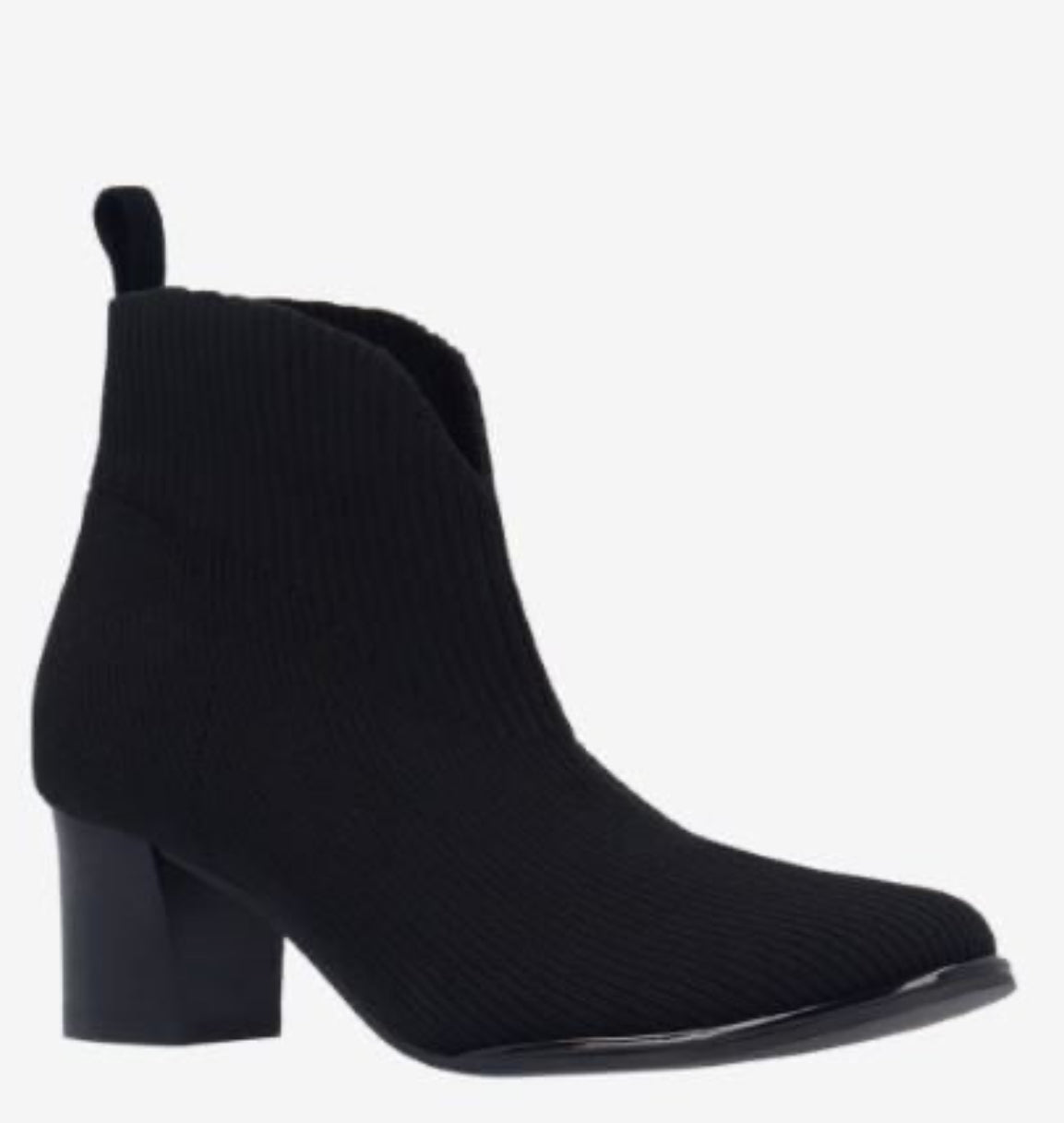 Phinn Stretch Knit Bootie-Black