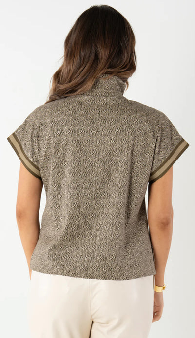 Poppy Pullover Monogram Tonal-Green