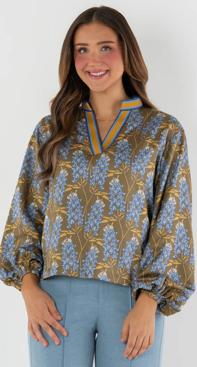 Lolli Top-Bluebonnet