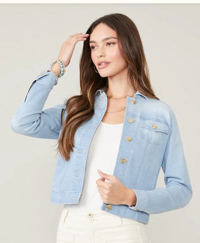 Leah Denim Jacket Grove Wash