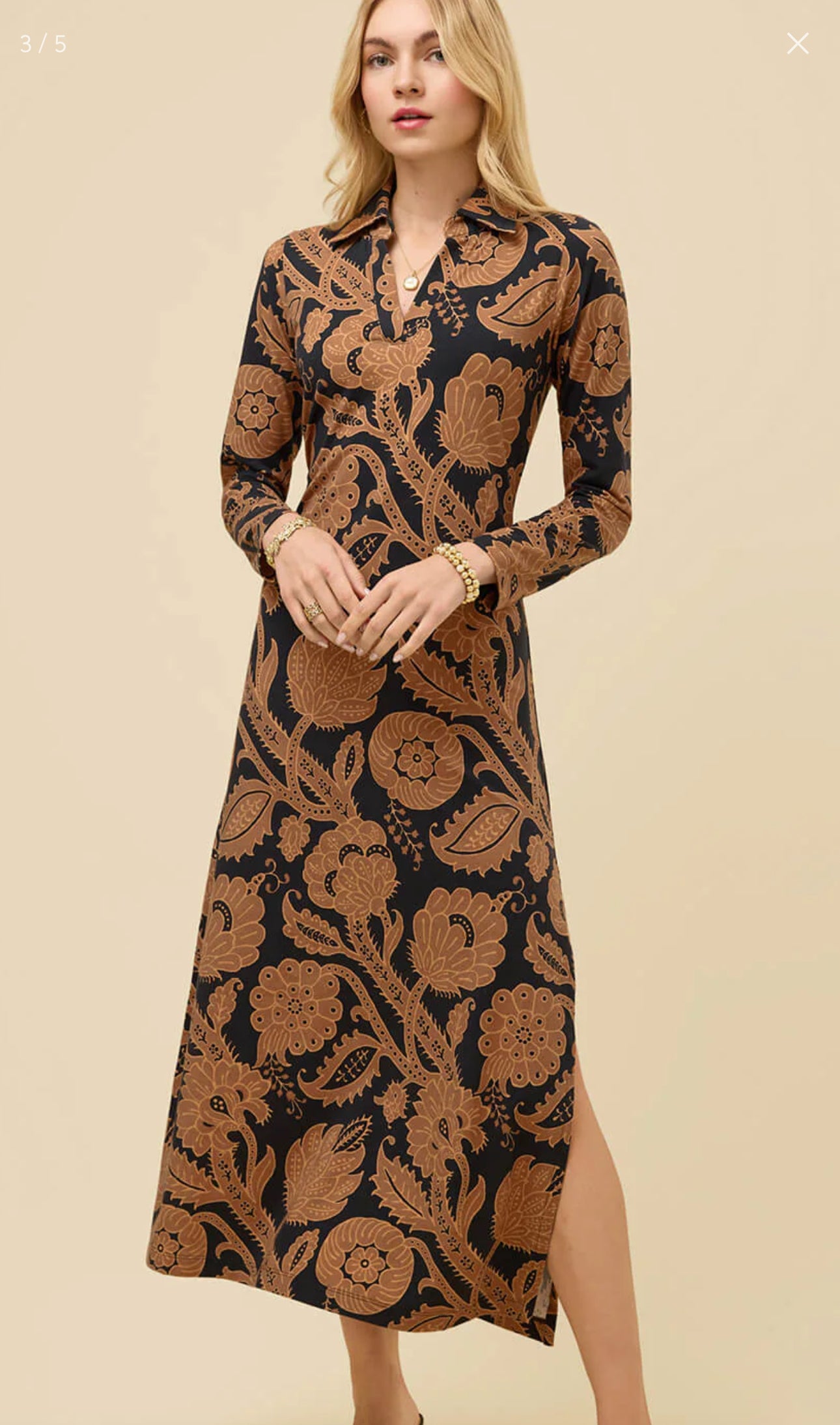 Celia Midi Dress Guerard Estate Vine