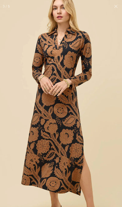 Celia Midi Dress Guerard Estate Vine