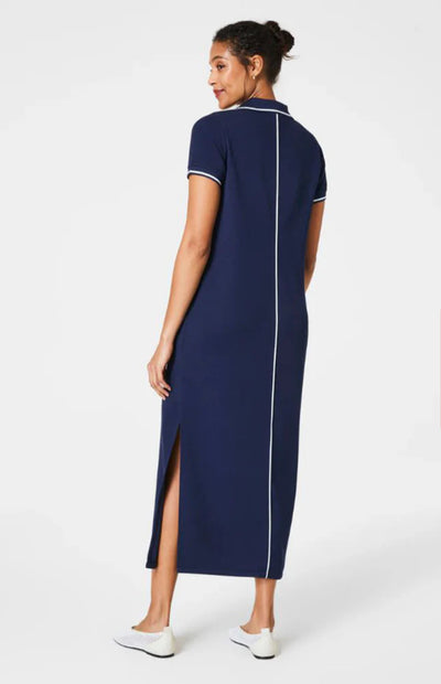 Spanx Airpique Polo Dress TImeless Navy