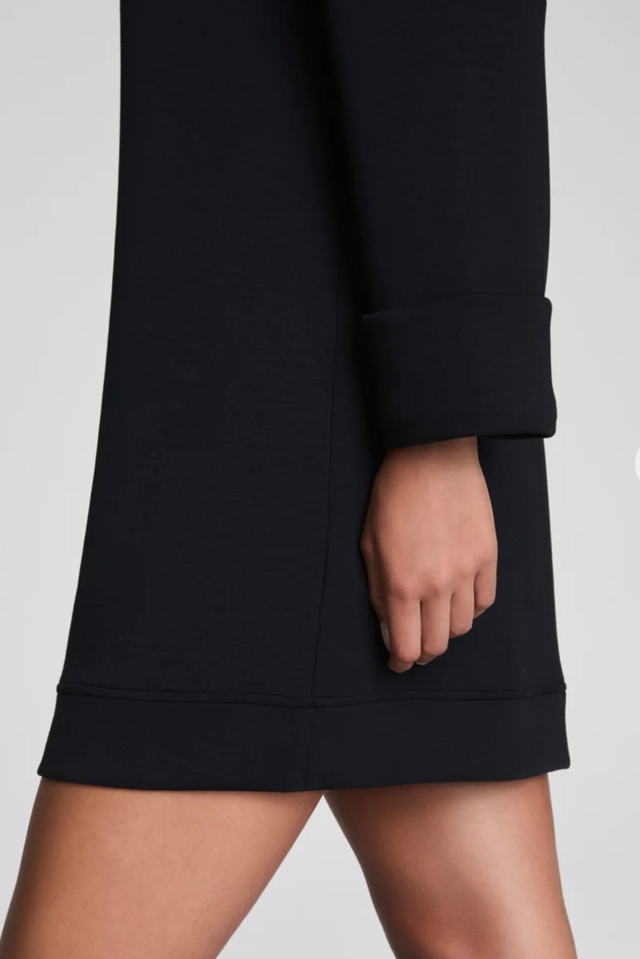 Spank AE Turtleneck Dress-Very Black