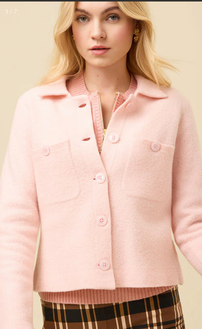 Maeve Sweater Jacket English Rose