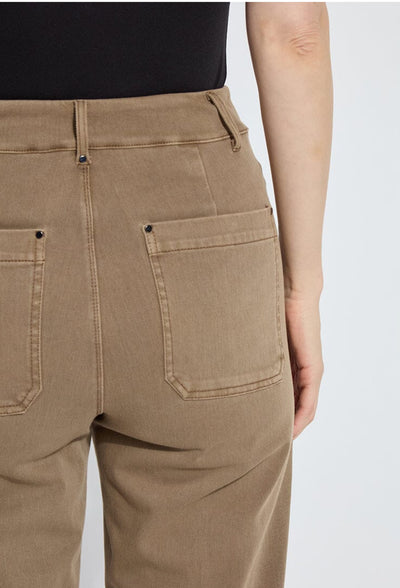 Erin Wide Leg Pant- Antique Smoked Olive