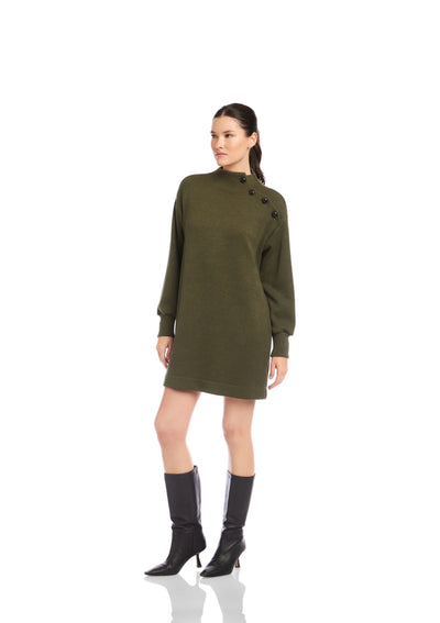 Brenna Mock Neck Dress