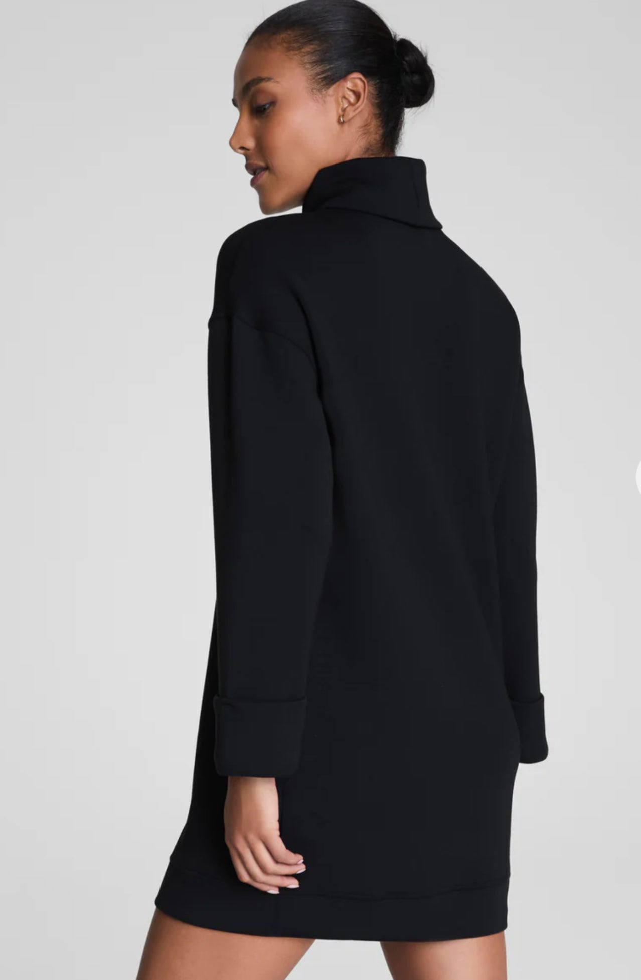 Spank AE Turtleneck Dress-Very Black