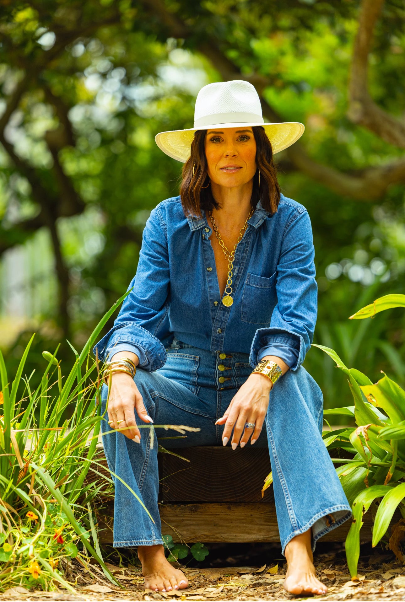 KMJ Quarantina Denim Top