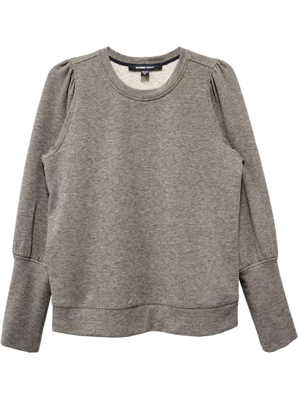 Bishop Sleeve Top Taupe