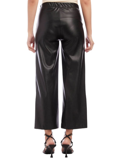 Button-Up Hem Pants Black