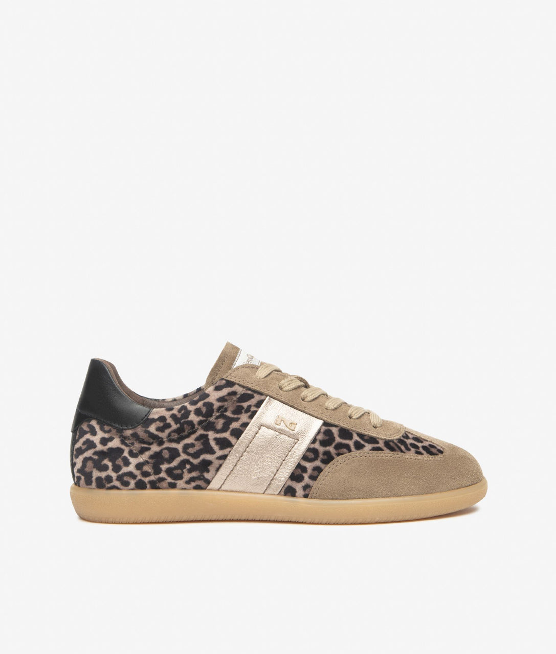 Low Profile Sneaker Leopard Suede