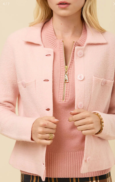 Maeve Sweater Jacket English Rose
