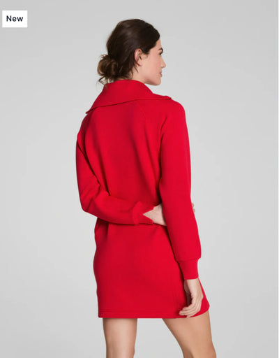 AirEssentials Half Zip Dress Spanx Red