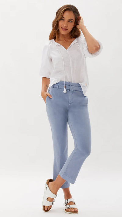 Crosby Double Waistband Pant