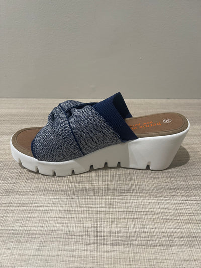 Venti Twist Slide-Navy/Silver