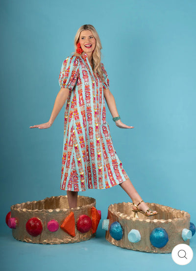 Hampton Dress Iconic Iris